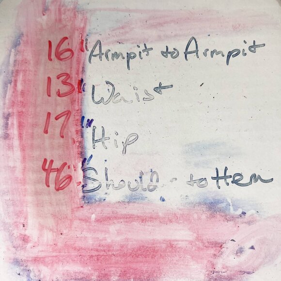 Collectif Susanna Fall Leaves print 50s V-Neck Button swing dress blue chambray - Picture 11 of 11